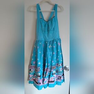 XL Vegas Print Ginger Dress